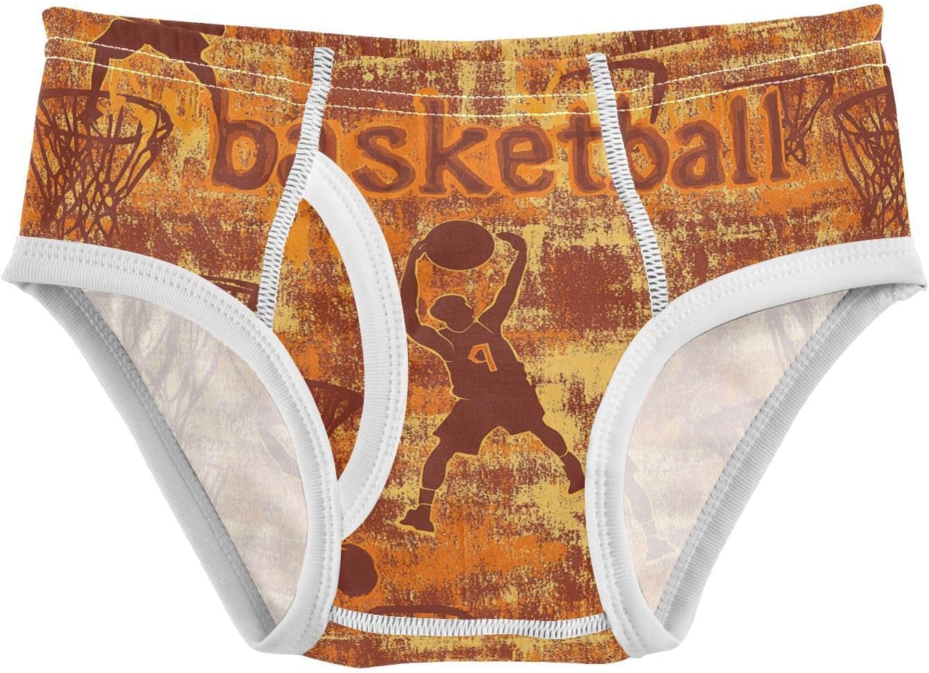 visesunny Boys Training Underwear Street Basketball Breathe Cotton Potty Briefs Size 2T-8Y-8Y for Toddler 2T-8Y