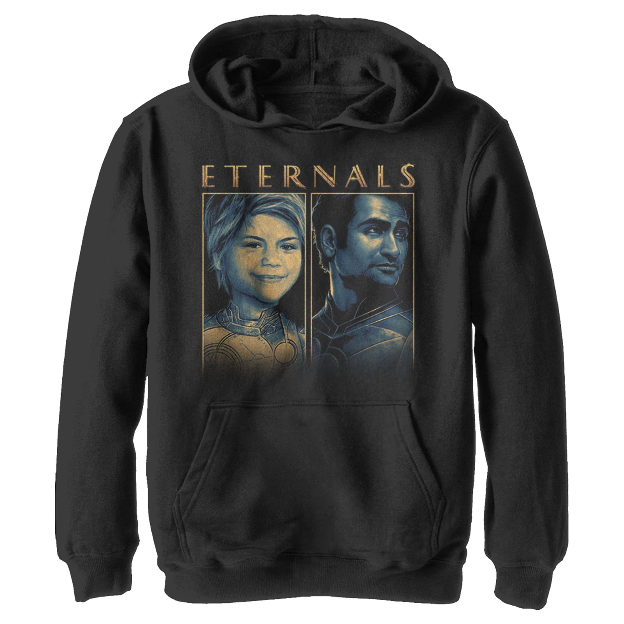 Marvel Eternal Group chłopięca bluza z kapturem, czarny, XL