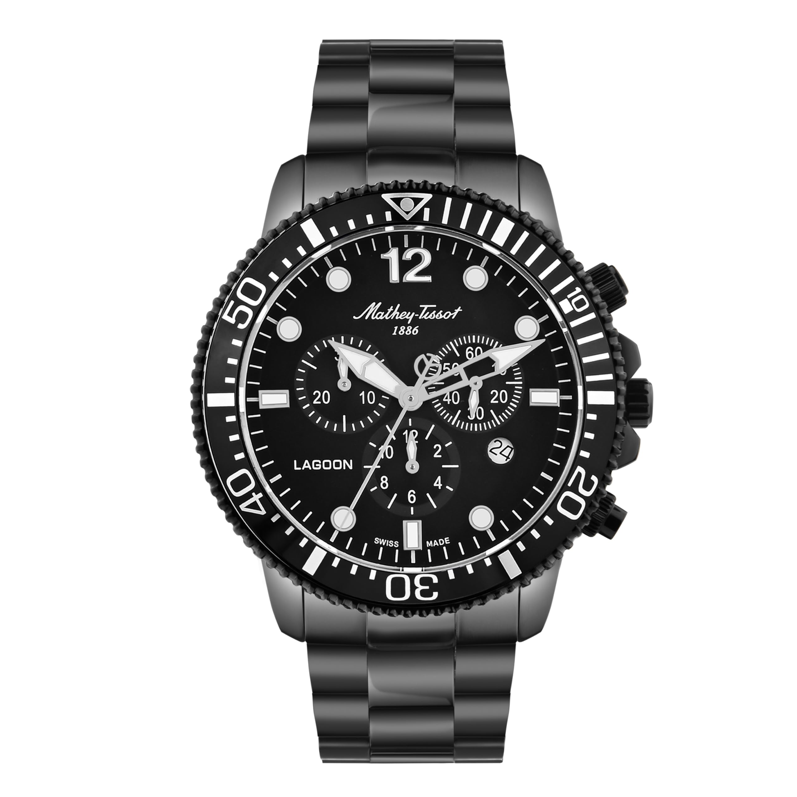 Mathey-Tissot Stainless Steel Analog Black Dial Men Watch-H123Chnn, Black Band (B0CYH3VZXL) Amazon Price History, Amazon Price Tracker