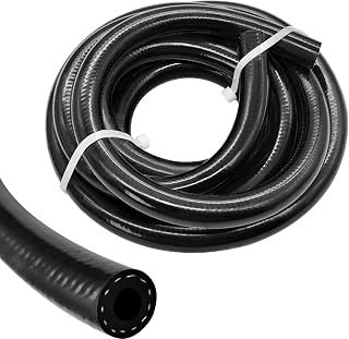 3/4 Inch(19mm) ID Fuel Line Hose Push Lock NBR Rubber Hose Line 300PSI for Automotive Engines Systems (5FT)