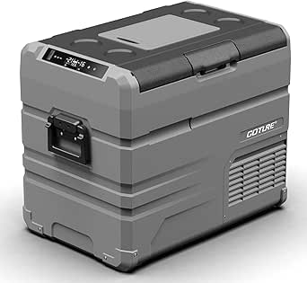 Goture 45L 車載冷蔵庫 -20℃～+20℃調整 冷凍庫【2室独立温度制御