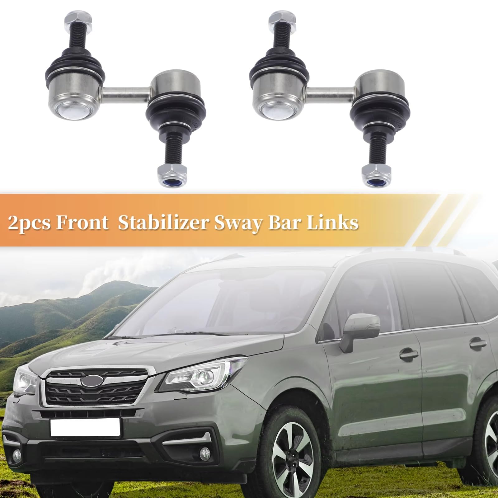 Bieletas de Barra estabilizadora Delantera (2 Unidades) Compatible con Subaru Forester 2003-2006 2007 2008 2009 2010 2011 2012 2013 2014 2015 2016