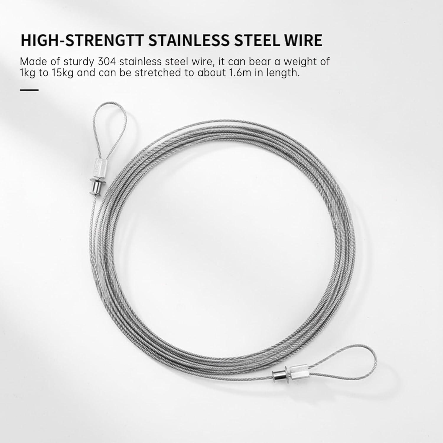 6-Pack Plant Pulley, Heavy Duty Retractable Plant Hanger with Stainless Steel Rope & Auto-Lock, for Hanging Baskets Indoor Outdoor