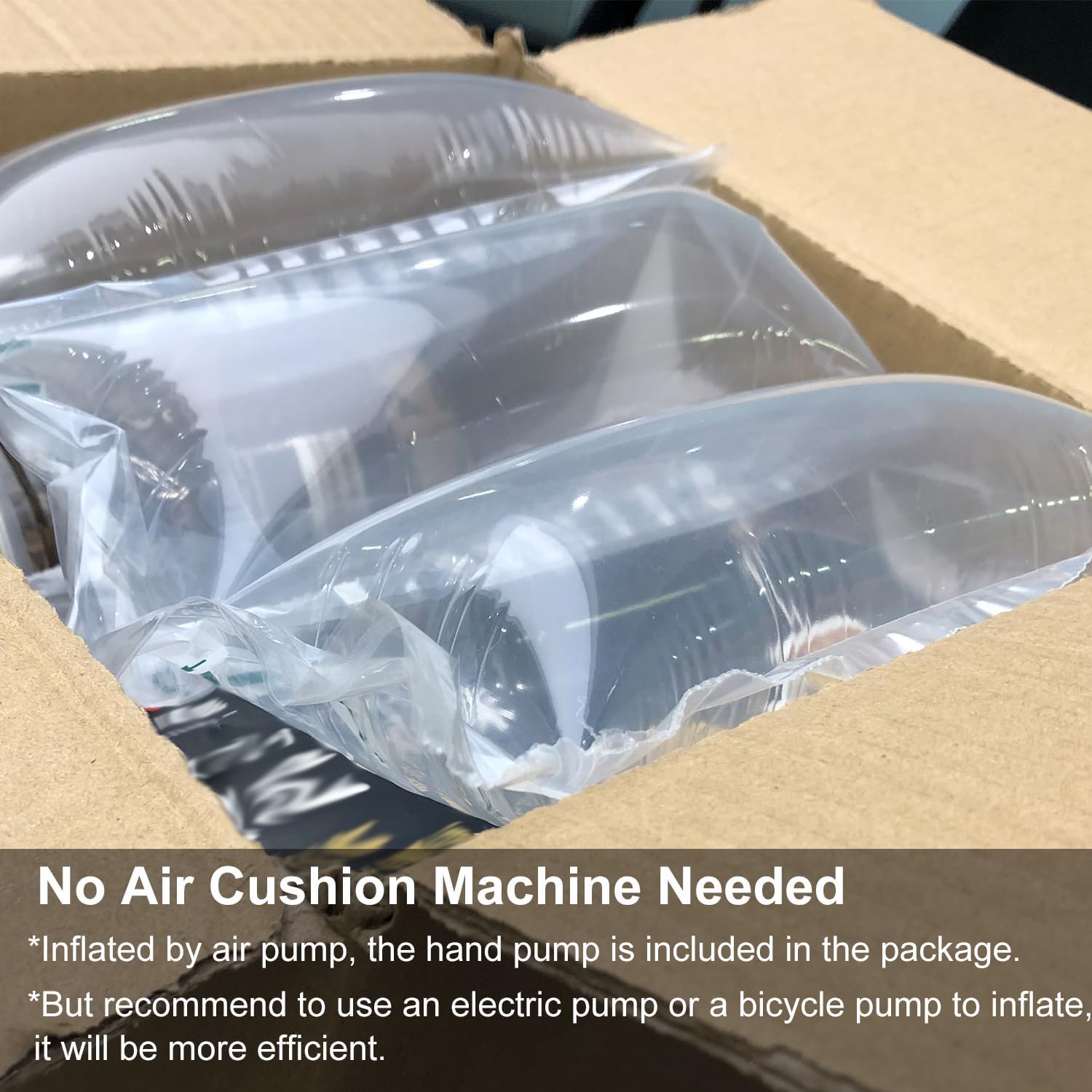 Air Bags for Packing 400 Count Inflatable Air Pillows for Shipping with pump 4.72"x7.87" Recyclable Packaging Filler Shipping Supplies Box Alternative to Packing Peanuts Purse Stuffers for Shape