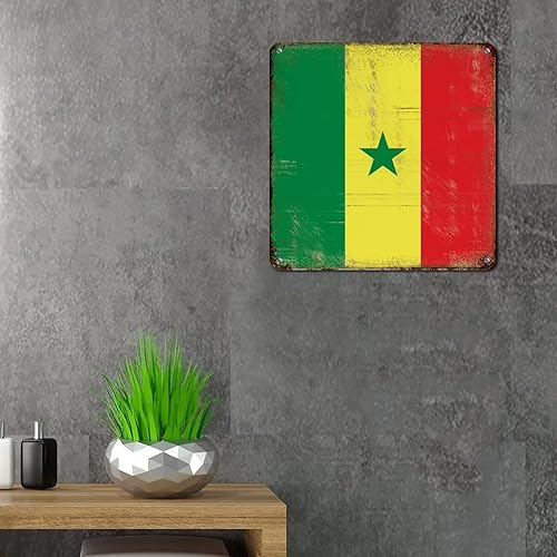 Vista 30 de Letrero de metal con bandera de país internacional, bandera de Polonia, regalo de bandera de Polonia, letreros de aluminio envejecidos