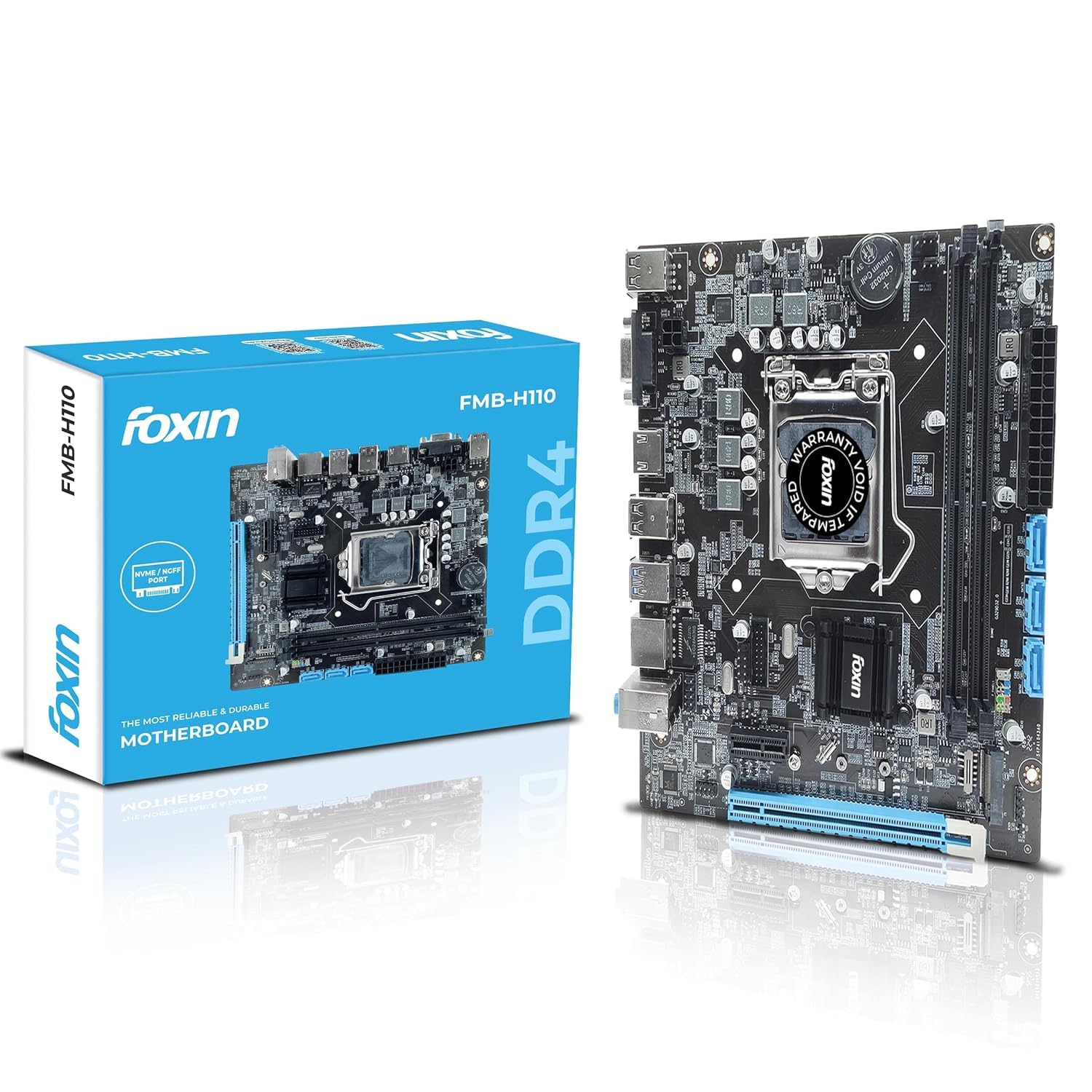 H110 Motherboard Prime | LGA 1151 Socket | H110 Chipset | Dual Channel DDR4 RAM (Up to 32GB) | NVMe Port | USB 3.0, HDMI, VGA | Supports Intel 6th, 7th, 8th Gen CPUs | for Desktop PC-picture-29