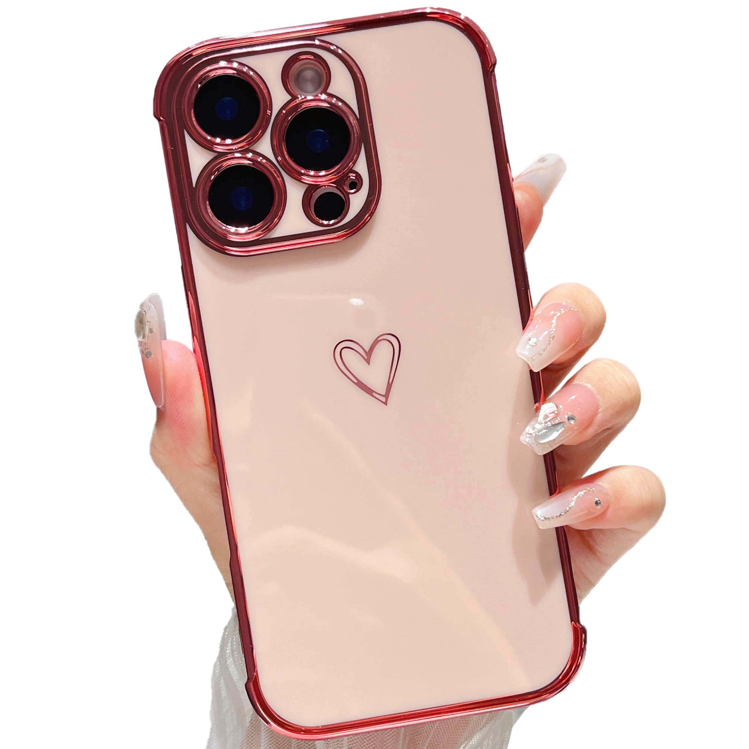 Amazon.co.jp: ZTOFERA iPhone 16 Pro 用 ハートケース iPhone 16 Pro