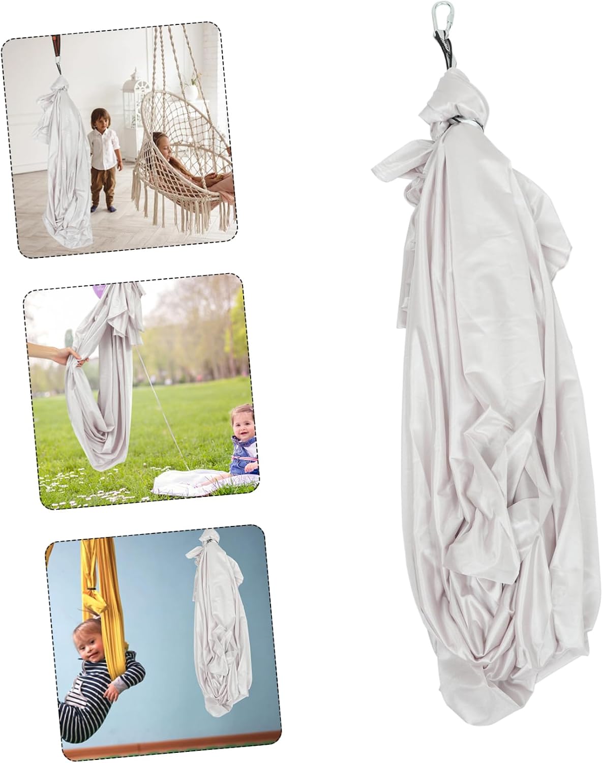 Milisten Boys and Girls Hammock Strap Aerial Lightweight Boys and Girls Hammock for Outdoor and Home