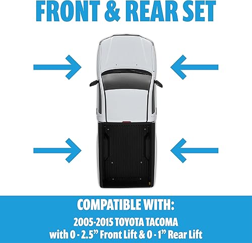 Miniatura 2 de Bilstein Serie 5100 Juego de amortiguadores delanteros y traseros para Toyota Tacoma 2005-2015 con elevación delantera de 0-2.5 pulgadas y elevación