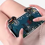 Newseego for PUBG Game Controller Trigger, [1 Pair] New Version Smart Phone Game Controller Gamepad Large Thickness, Sensitive Aim & Shoot PUBG Triggers for iOS/Android-Black