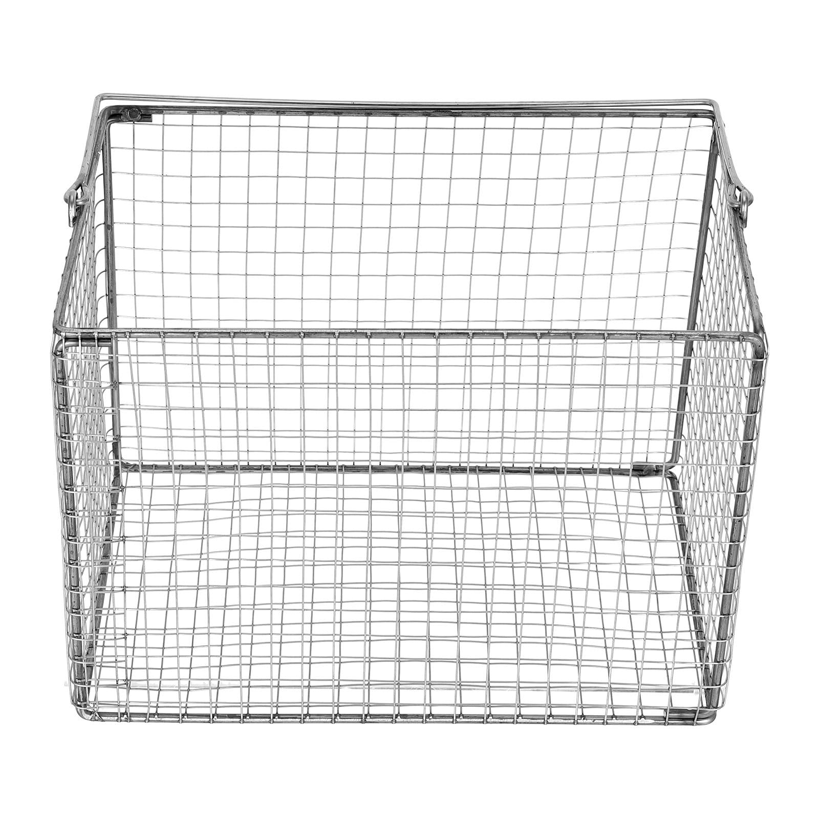 Cabilock Cesta con Malla Delicada de Limpieza Ultrasónica de Acero Inoxidable y Mango Plegable y Filtrado de Piezas Pequeñas para Limpieza Industrial