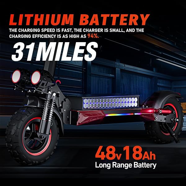 Monopattino Elettrico Adulto con Sella, Scooter Elettrico Pieghevole con Sospensione Completa, 45/50/60KM di Autonomia, 8,5" /10" /11" Pneumatici, Carico massimo 120KG - 4