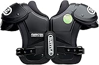Battle Phantom Youth Football Shoulder Pads - Lightweight Impact Protection with Leaf Spring Tech