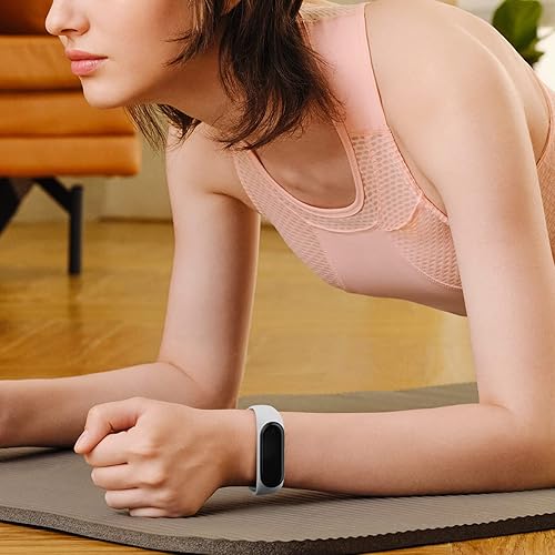 Miniatura 6 de AK Correa de silicona para Xiaomi Mi Band 5Mi Band 6, paquete de 3 pulseras suaves para Amazfit Band 5Amazfit Band 6, correa deportiva para mujeres
