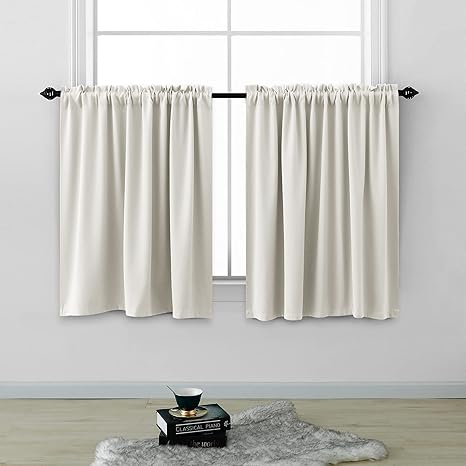 Kitchen Farmhouse Curtains 36 Inch Length For Small Window Treatments Set Blackout Cafe Tier Boho Short Rv Curtains For Camper Windows 30 X 36 Long Natural Cream White Beige Home Kitchen Kitchen Farmhouse Curtains 36 Inch Length For Small Window Treatments Set Blackout Cafe Tier Boho Short Rv Curtains For Camper Windows 30 X 36 Long Natural Cream White Beige Home Kitchen