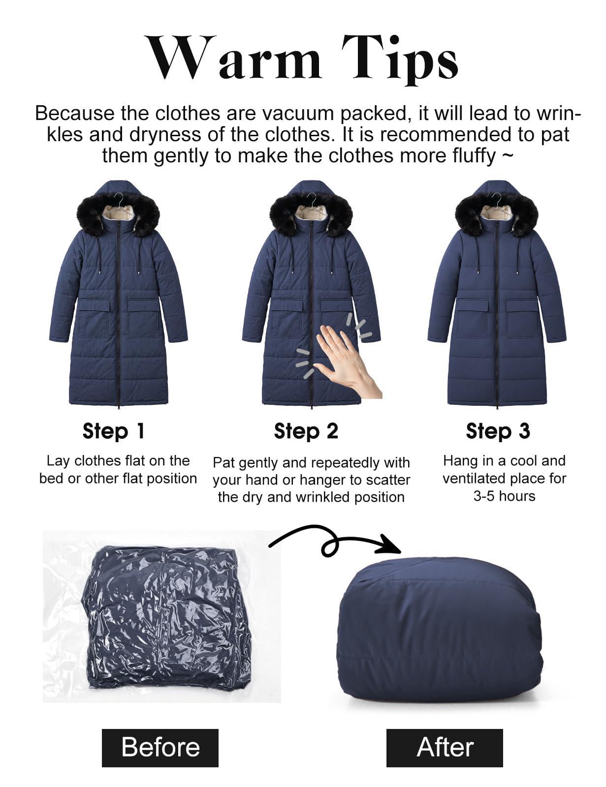 heekpek Manteau Femme Hiver Longue Polaire Veste Blouson Matelassé | Polaire Doublé Manteaux, Épaisse Chaude Blouson, Elégant Zippé Parka Doudoune Coupe Vent, Capuche Amovible