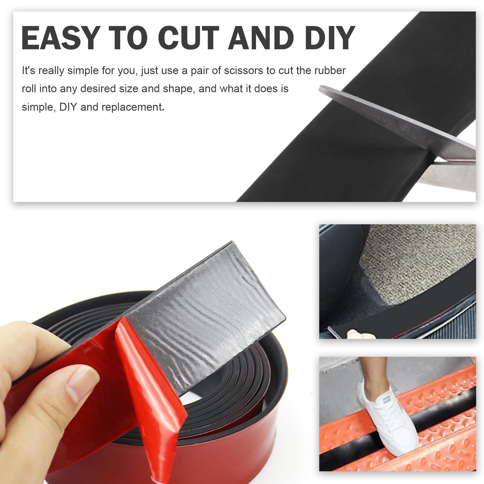 Nastro In Gomma Autoadesivo 50mm X 1,5mm X 3,2m - Guarnizioni, Antivibranti, Fai Da Te - Foto 4