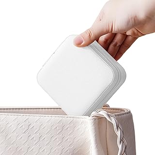 旅行用ジュエリーボックス - ポータブルジュエリー収納オーガナイザー,イヤリング収納ケース | リング イヤリング 収納 女性 妻 女友達 頻繁な旅行者 旅行 出張 誕生日 クリスマス 贈り物