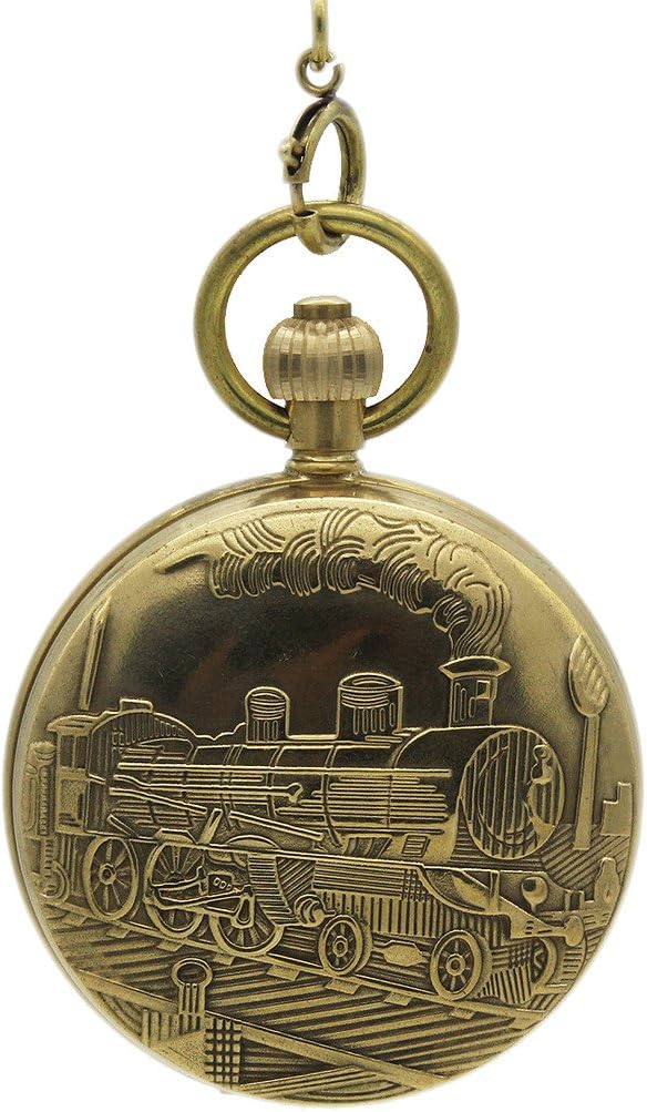 Groupstars New Arrival Roman Numerals Tourbillon Mechanical Wind-up Pendant Pocket Watch