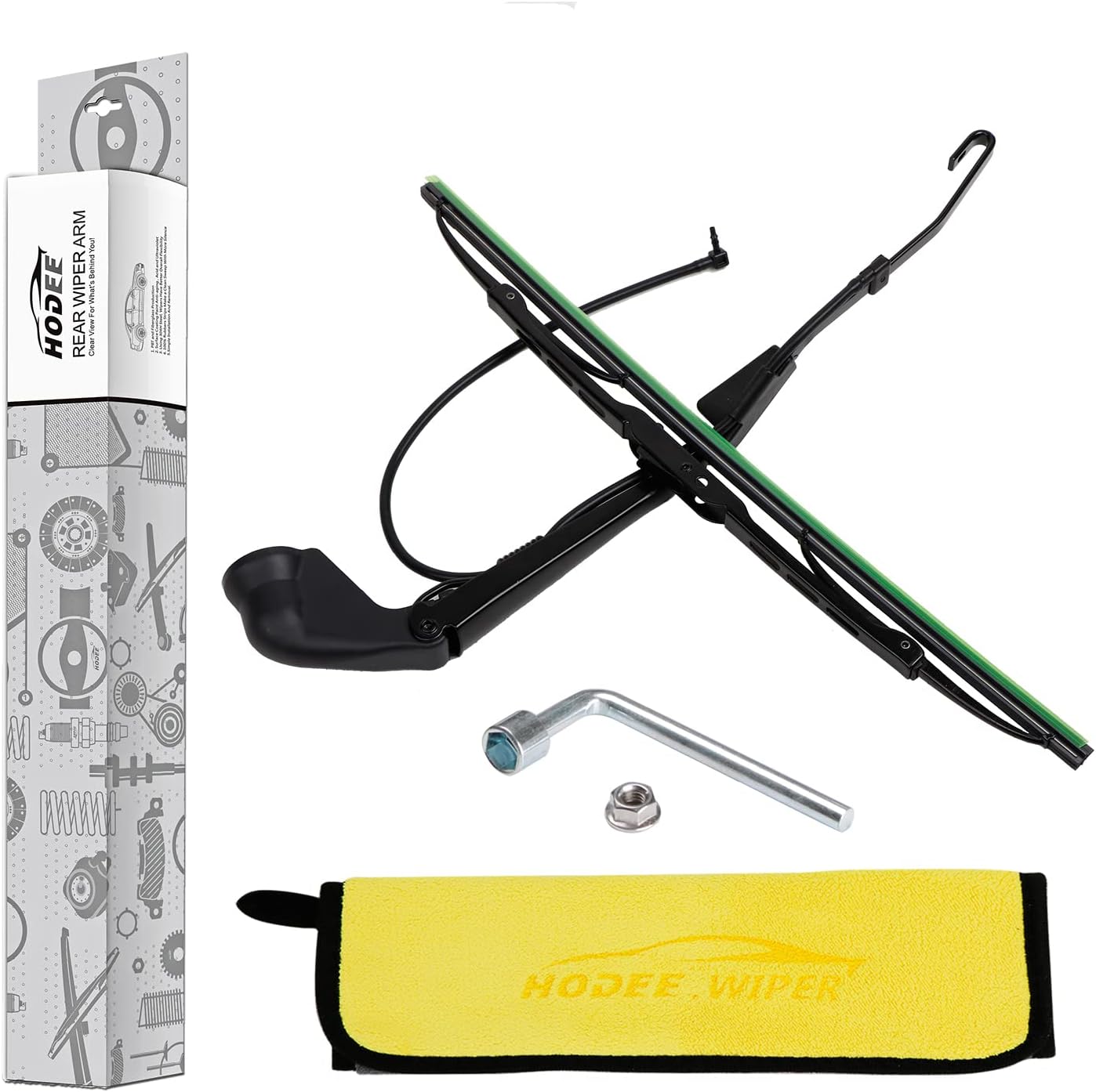 Rear Wiper Arm Blade Nut Set Replacement for Chevrolet Chevy Trailblazer GMC Envoy 2002-2006 XL Saab 9-7X Rainier Oldsmobile,Rear Wiper Cover Accessories,Back Windshield Window Cap,OE:15908046