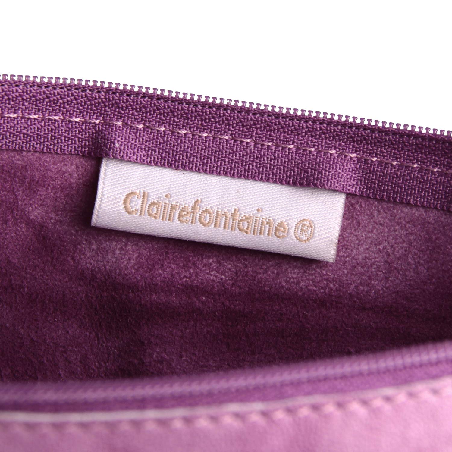 Clairefontaine, Ref 410177C, Tie & Dye Leather Flat Pouch, 22 x 11cm, Made From Genuine Lambskin Leather - Image 4