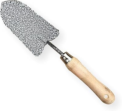 METAL GARDEN HAND TROWEL with WOODEN HANDLE | Gardeners Tools | Metal Trowel | Hand Tools | Gardeners Gifts | Gardeners | Weeding