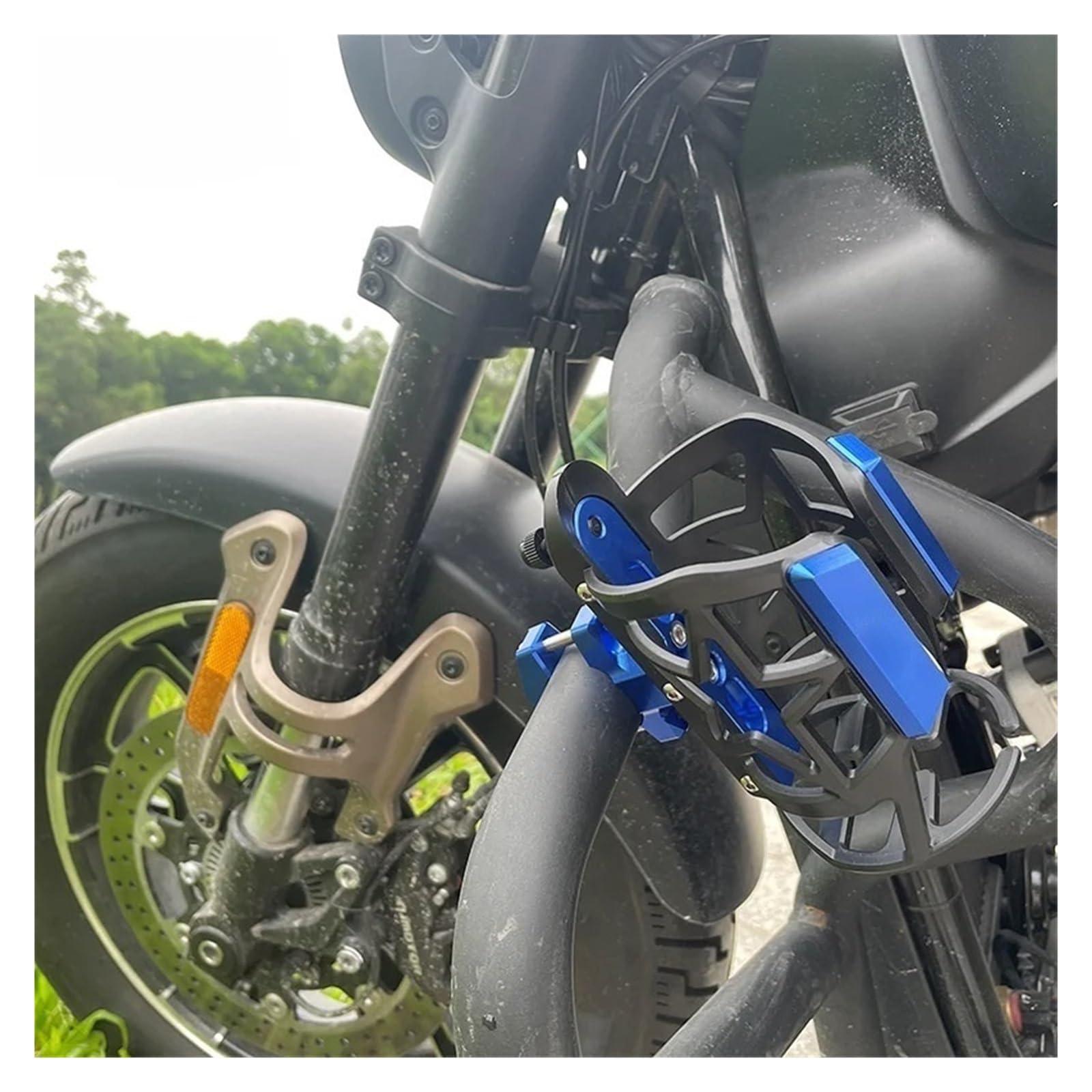 Porte-gobelet pour Moto Porte-gobelet pour Moto en Aluminium CNC pour Bouteille d'eau Ou Boisson(JjjJ)