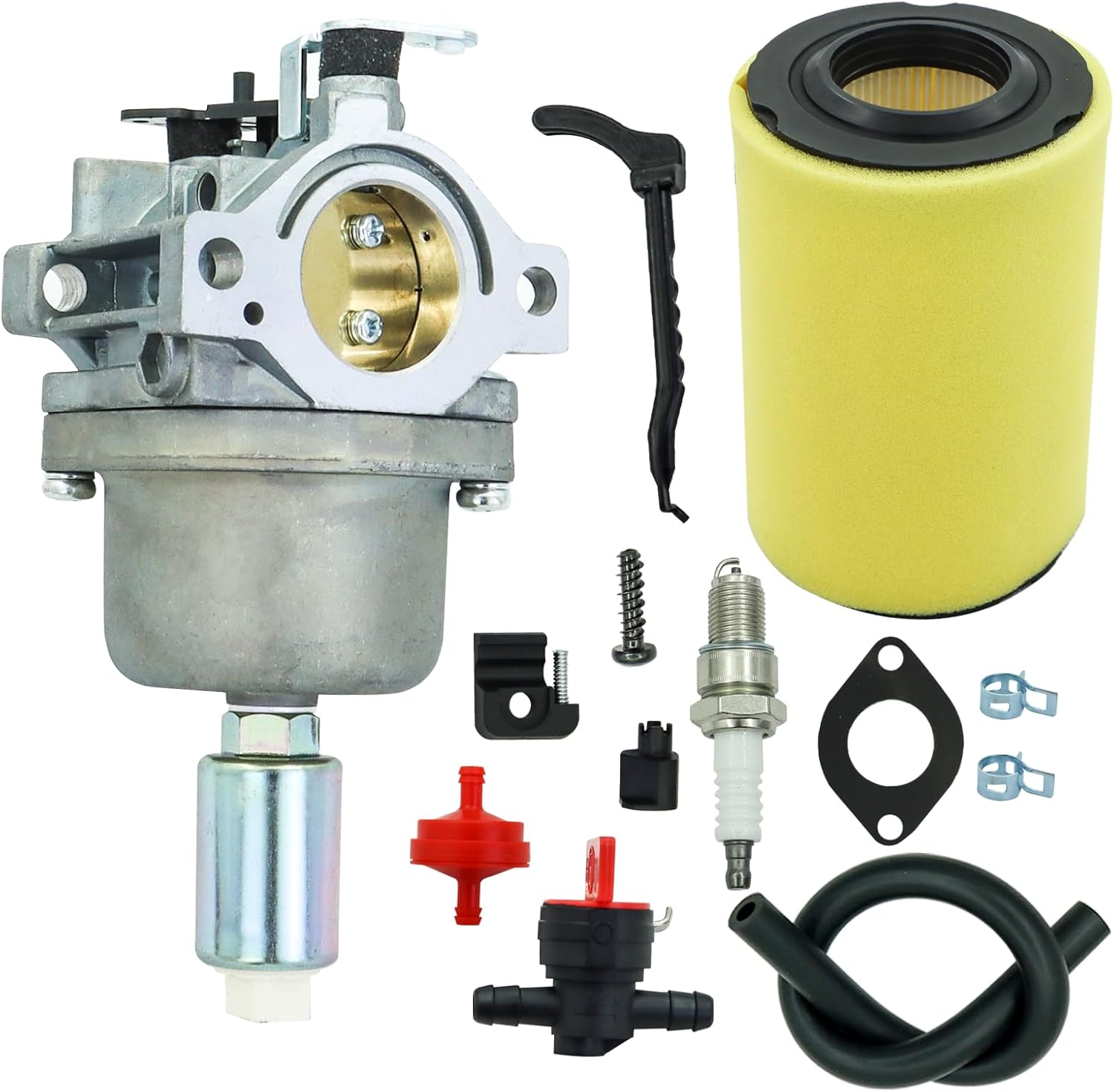 13WM77KS011 Carburetor Compatible with Troy Bilt Pony 13AN77TG766 42" Riding Lawn Mower Tractor With Air Filter Part kit