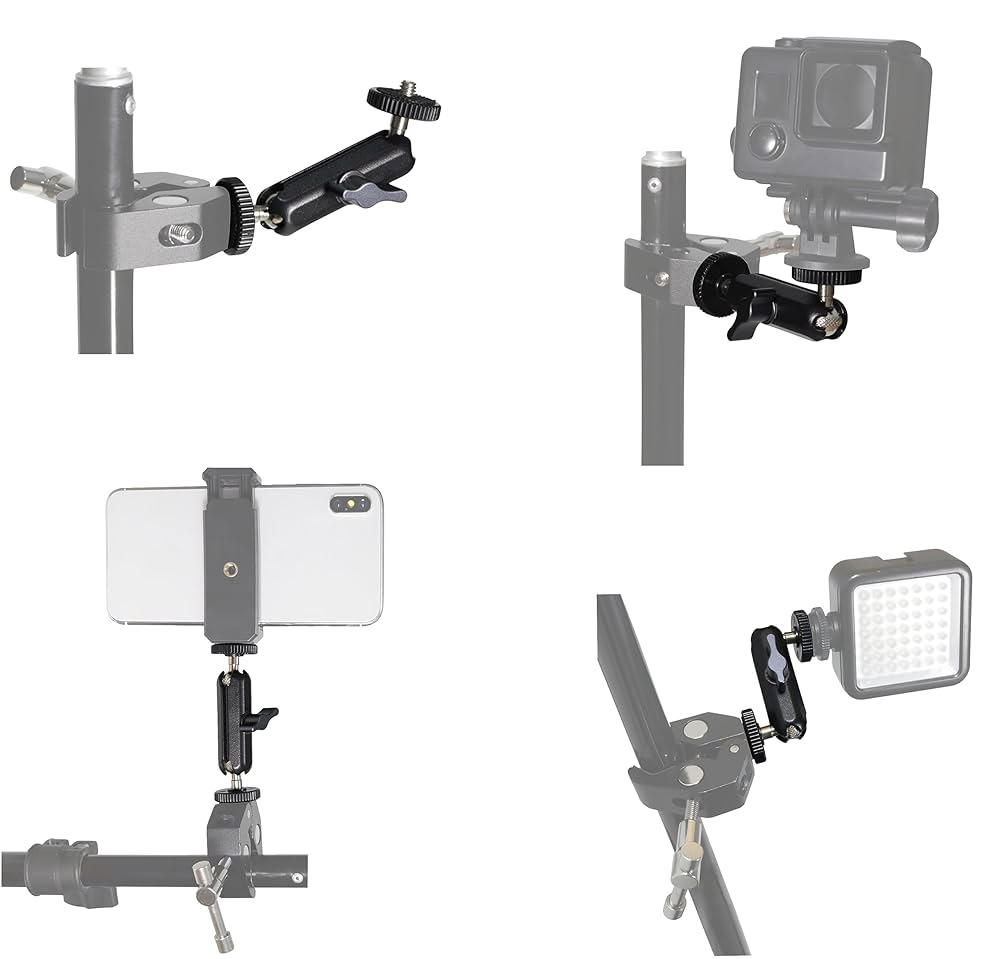 (未使用･未開封品)　camvate 360度1?/ 4?&quot;関節式マジックアームマウントアダプタforカメラモニターLEDライト df5ndr3 Amazon | CAMVATE 360度 1/4インチ 関節式 マジックアーム