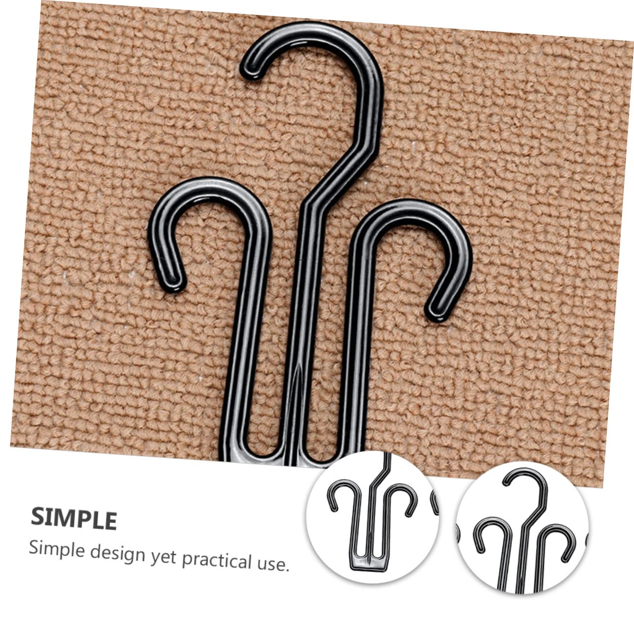 PRETYZOOM 20Pcs Multifunctional Cotton Slipper Drying Rack Convenient Hanging Shoe Organizer for Home Hotel Dormitory and Travel Design for Sandals