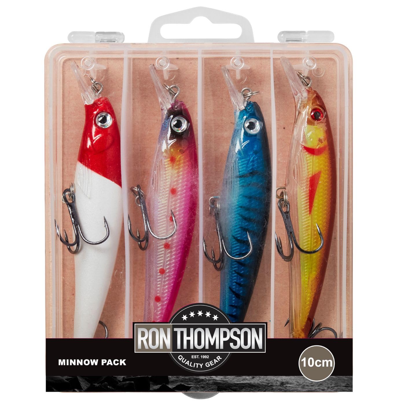 DAM Minnow Pack Inc. Box 10 cm, Hard Lures