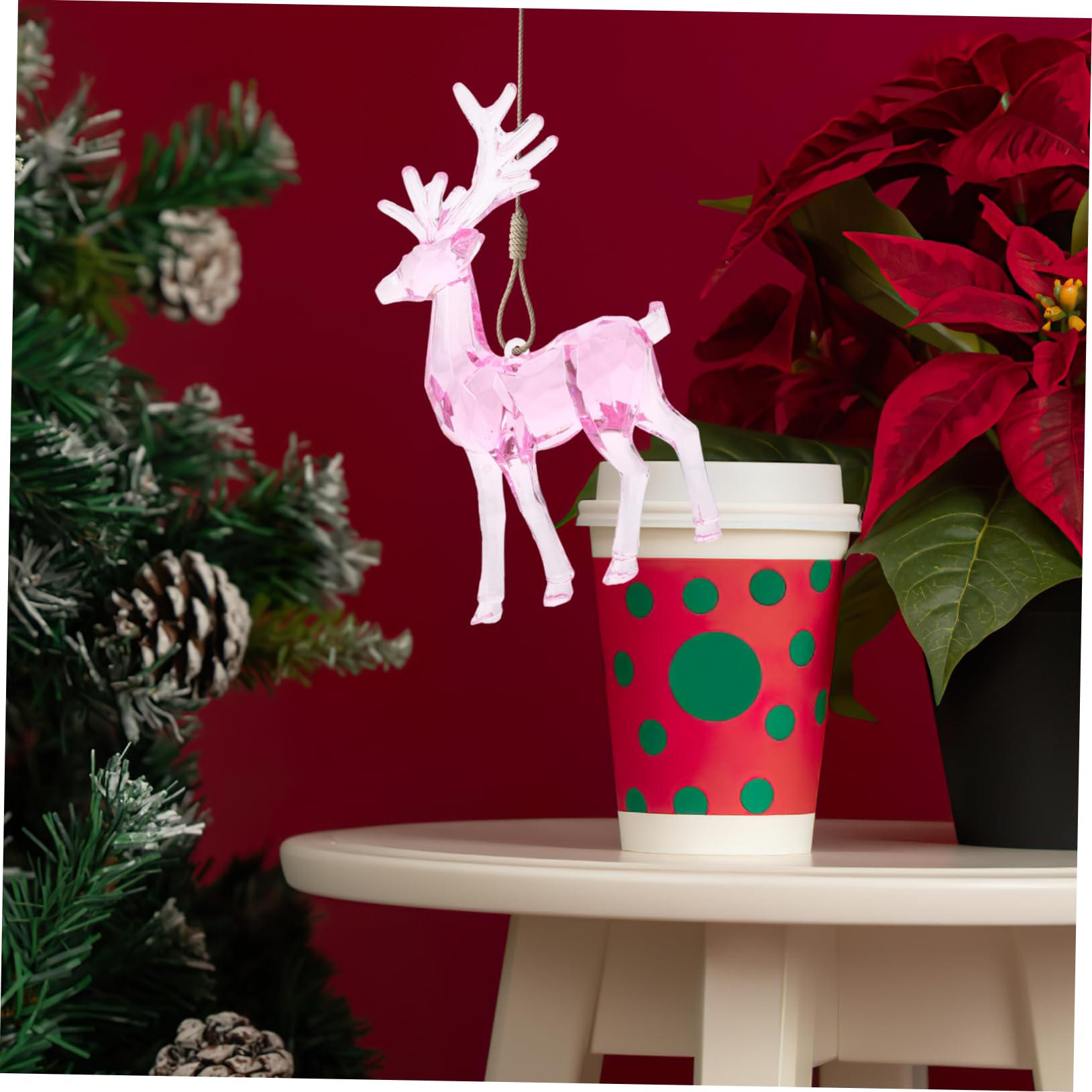 5 Set Di Ornamenti Di Appesi Decorazioni Di in Acrilico Ornamenti Per L'albero Di Natale Decorazioni Natalizie 2 Pezzi * 5
