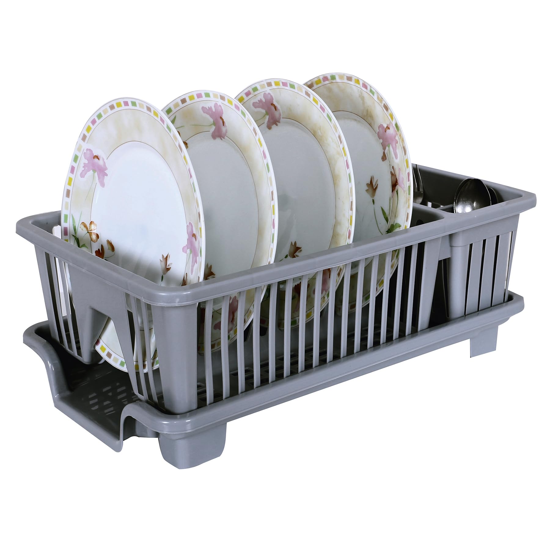 Kuber Industries Dish Rack - Drainer & Utensil Holder -12