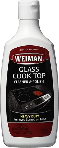 Miniatura 14 de Weiman - Limpiador y abrillantador de alta resistencia para cocinas de inducción de vidrio y cerámica, no abrasivo y que no raya, 20 onzas