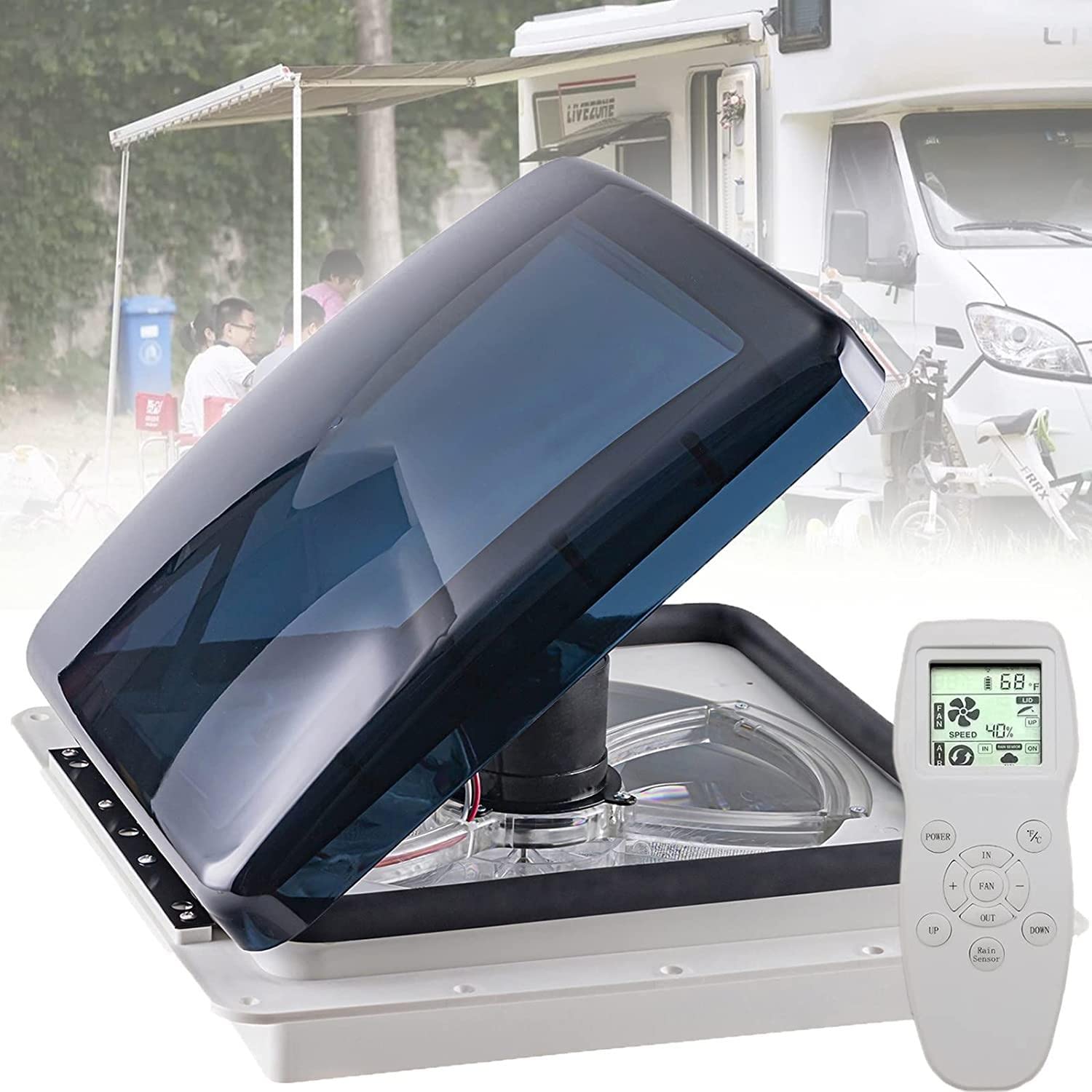 Amazon.co.jp: RVルーフベントファン、RVキャラバンキャンピングカー