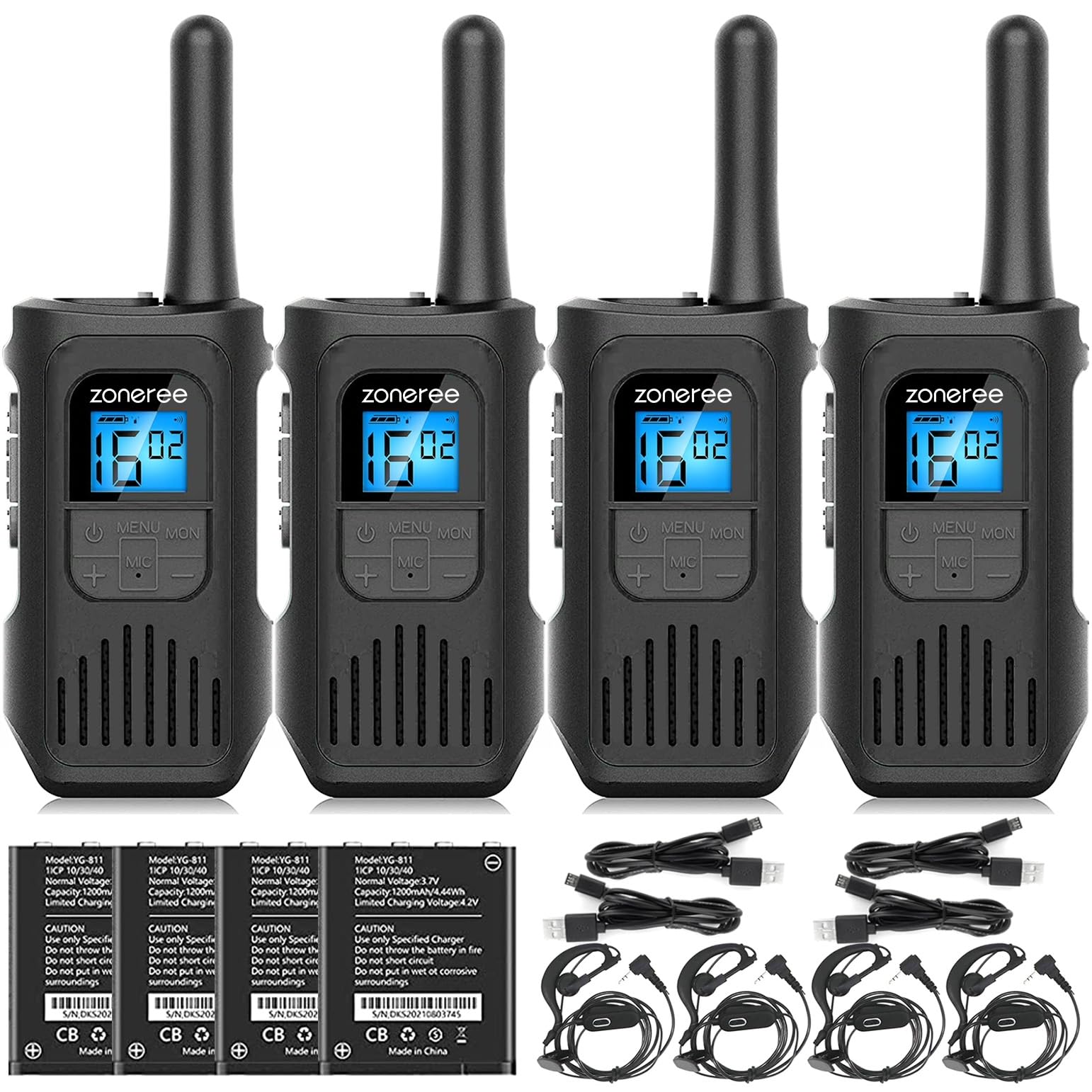 Amazon | トランシーバー 無線機 特定小電力 免許不要 充電式 簡単操作