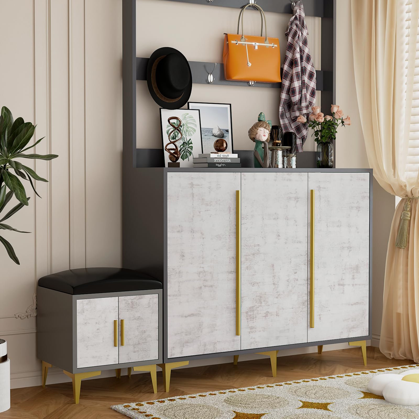 Snapklik.com : Thick Beige Limewash Wallpaper Peel And Stick Concrete ...