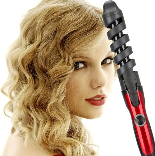 Miniatura 3 de Rizador de pelo nuevo barril de cerámica mágico espiral rizador de pelo eléctrico rizador belleza rizador de pelo varita estilizador de pelo