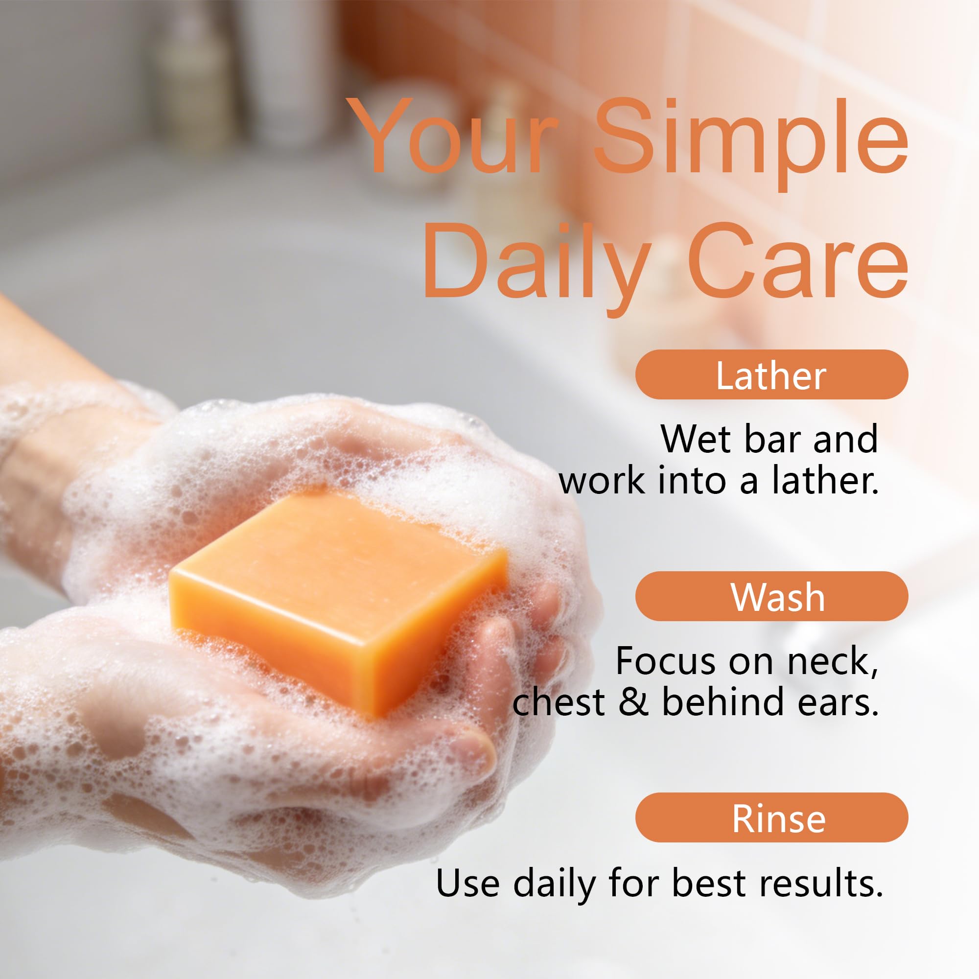 Kaori Persimmon Deodorizing Soap with Shea Butter