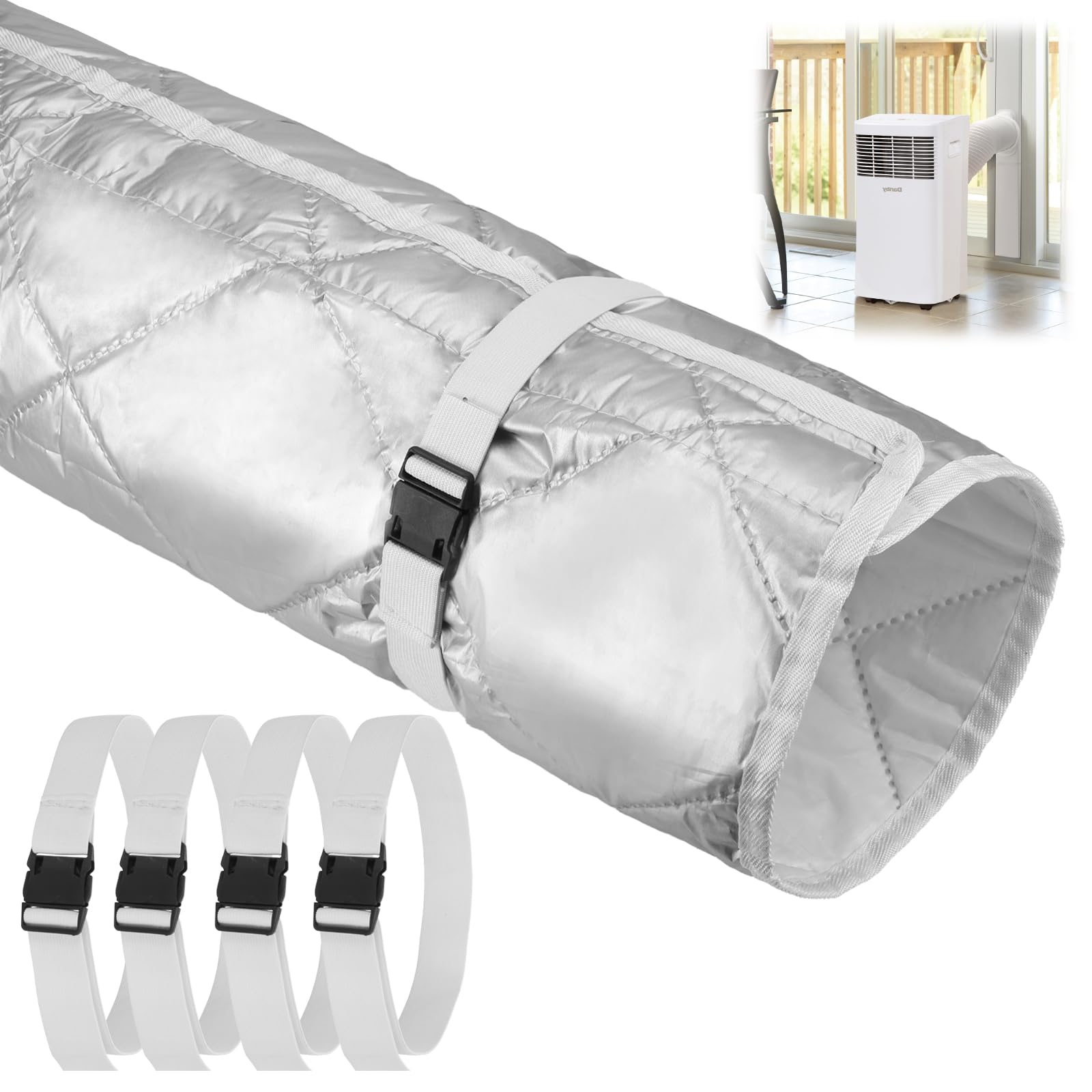 Funda aislante para tubo de aire acondicionado portátil: adiós al calor residual