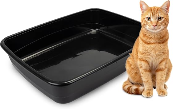 Ferplast Nip 30 Cat Litter Tray Black 64.5 x 49.5 x 14.5 cm