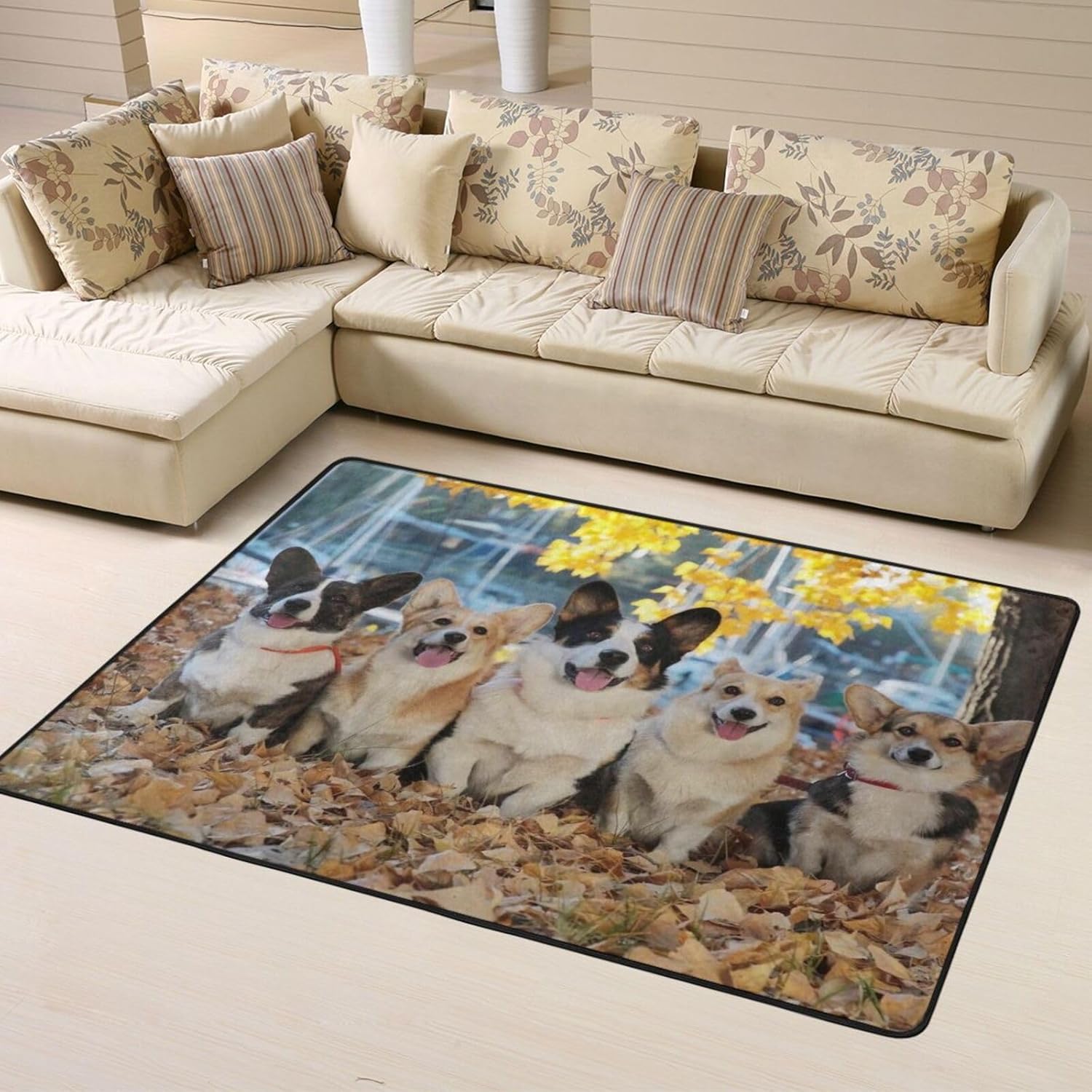 Custom Rug Personalized Decoration Door Mat Customized Non-Slip Area Floor Carpet 36 x 24 inch for Bedroom Bathroom Living Room Entryway Office