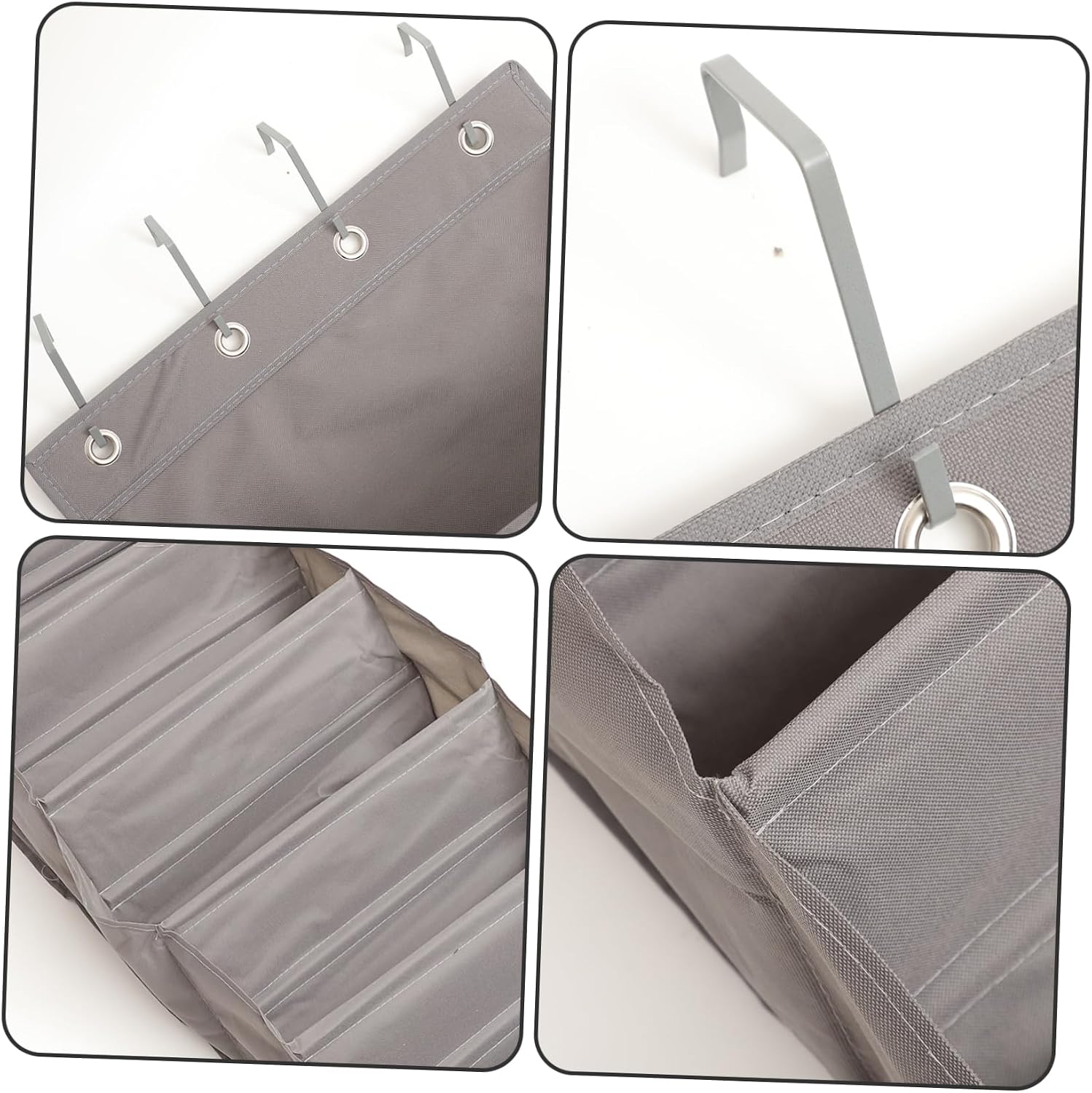 Healifty 8 Layer Hanging Shoe Organizer Storage Bag Oxford Cloth
