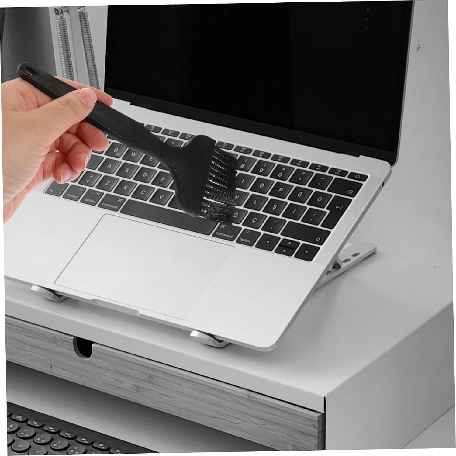 10pcs Microfiber Duster Kit Scrub Brush for Laptop Cleaning Keyboard Accessories Electronics Supplies