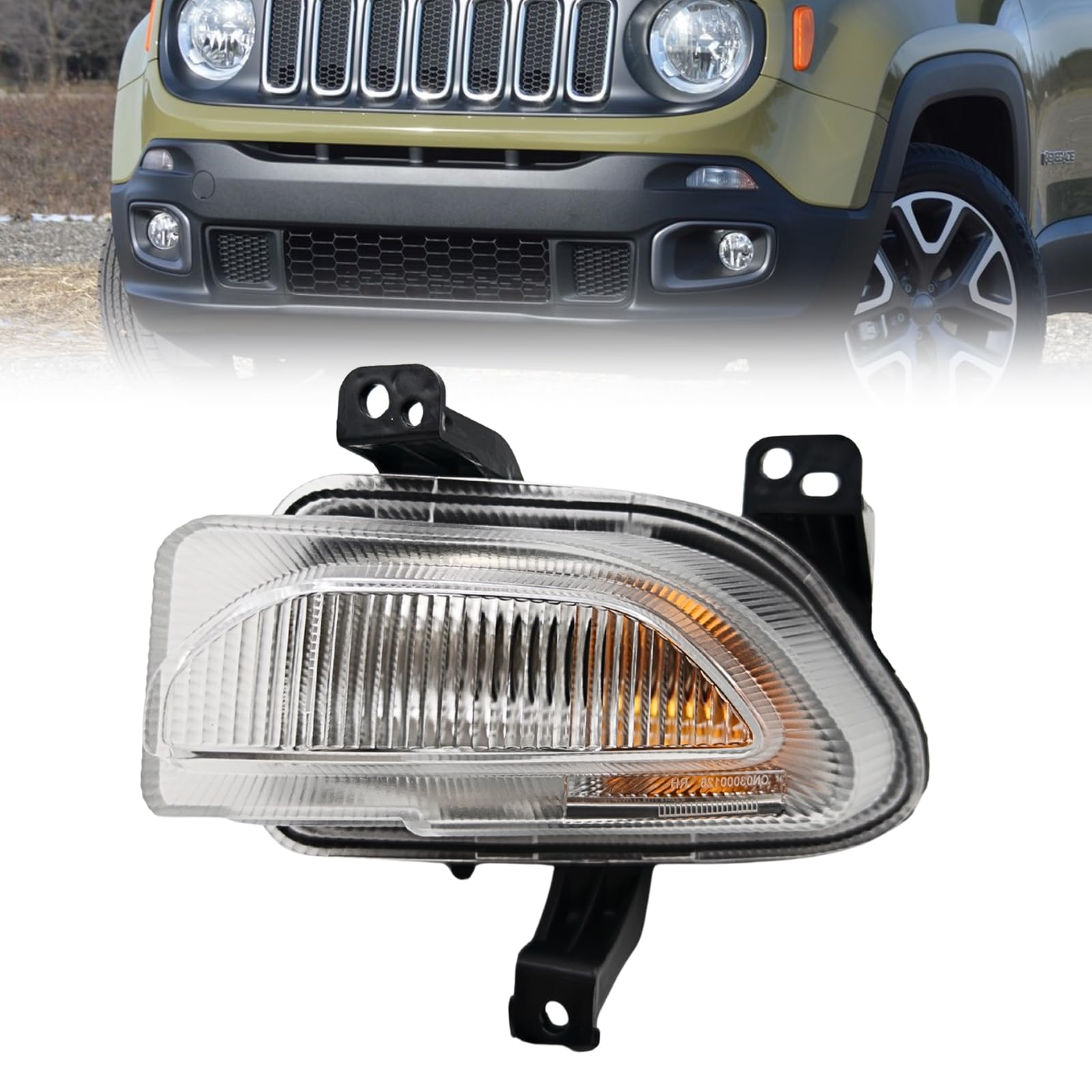 WILD BEAR Turn Signal Light for Jeep Renegade 2015 2016 2017 2018 Left Side Parking Marker Corner Lamp (Driver Side)