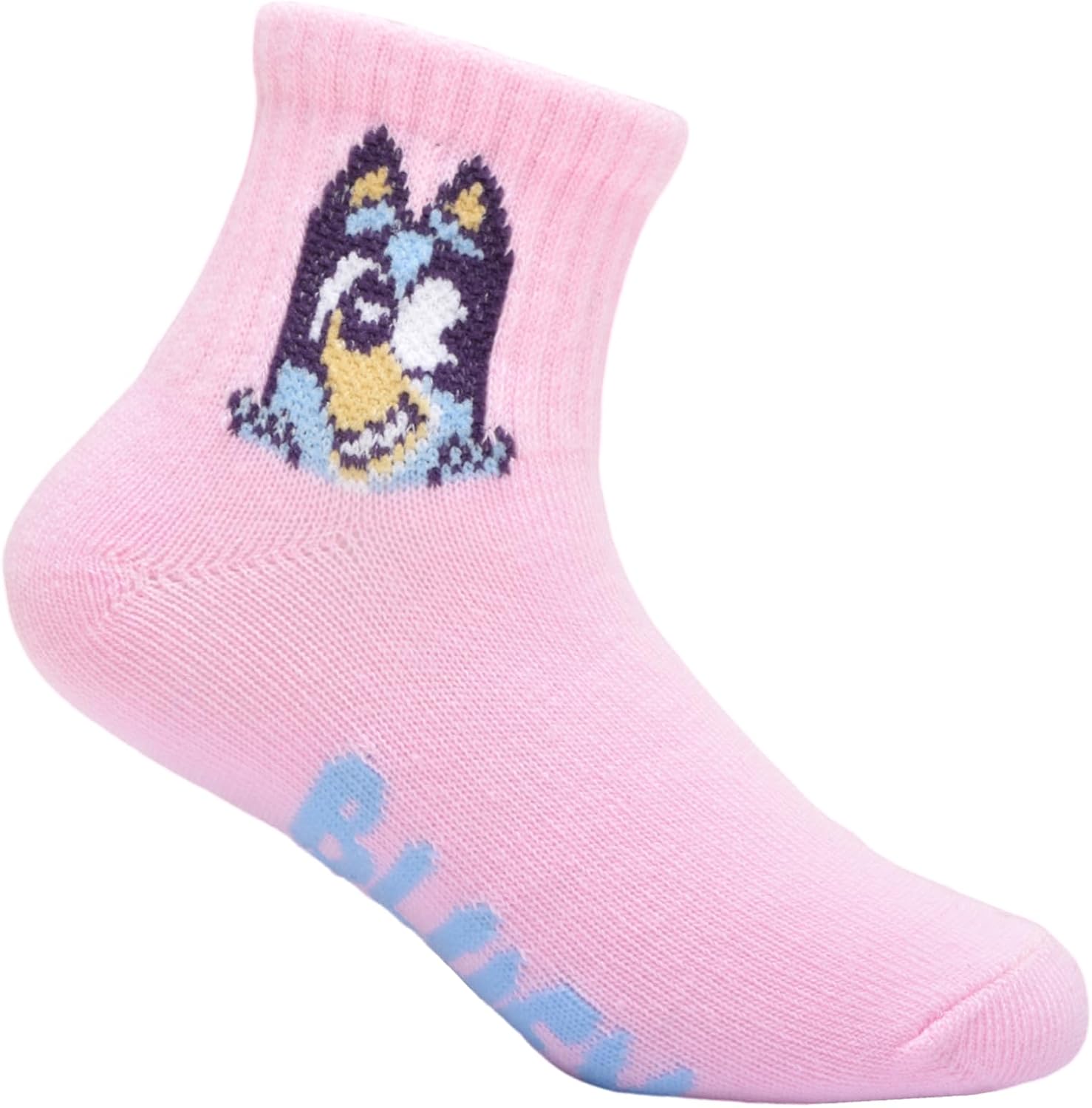Bluey Boys' 8pk Bluey Peekaboo Crew Quarter