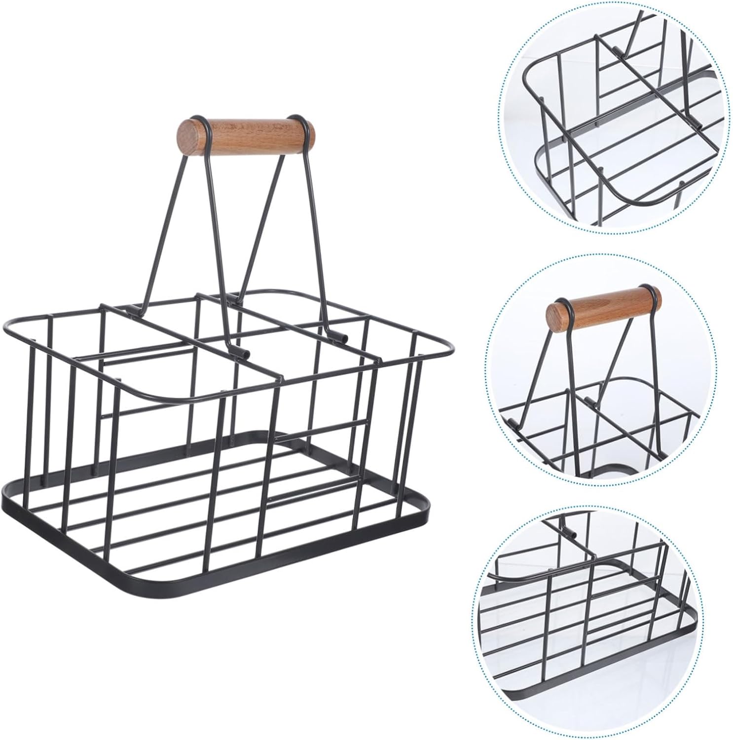 Iron Beer Rack Versatile Bottle Holder for Wine and Milk Storage Organizer for Home Bars and Restaurants Gray Finish and Elegant Design