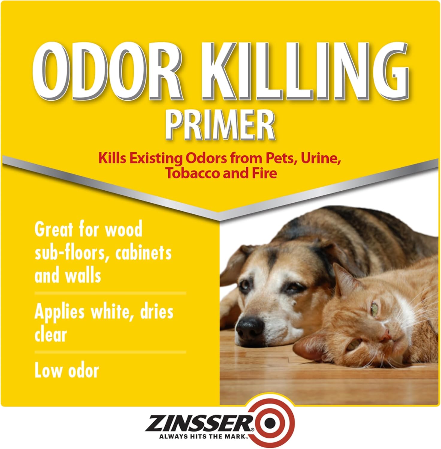 Zinsser 305928 Odor Killing Primer, Gallon, Clear