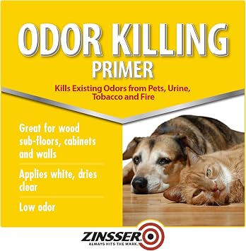 Zinsser 305928 Odor Killing Primer, Gallon, Clear