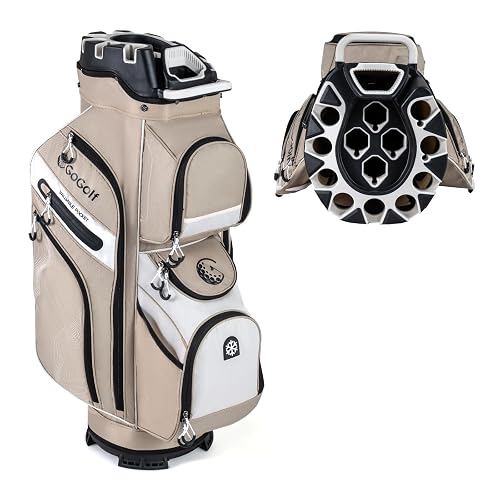 Goplus Lightweight Golf Cart Bag Molded product photo (Golf Bags & Carts) — ScooterReviewPro review